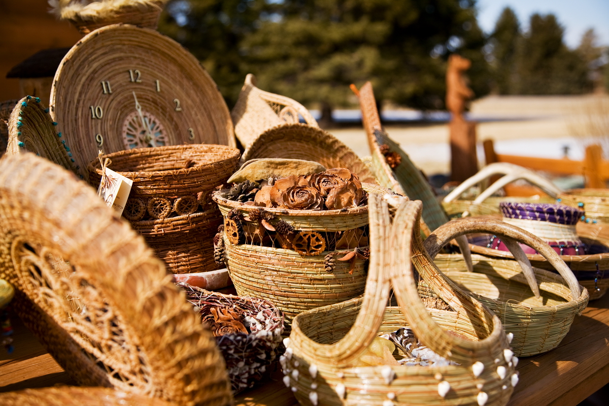 Pine Needle Baskets For Sale