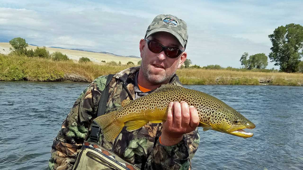 Mike Treloar and Riverborn Outfitters and outfitter at the Rainbow Valley Lodge in Ennis Montana