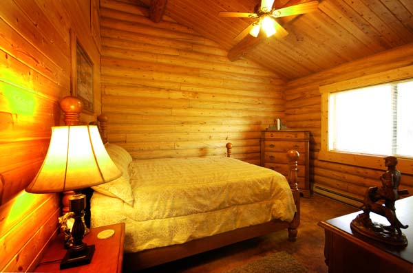 Bedroom of the Double Buck Cabin