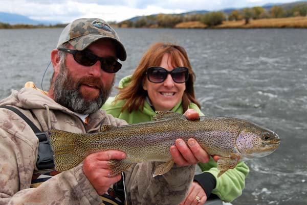 Rainbow Trout on Guided Fishing Trip in Montana