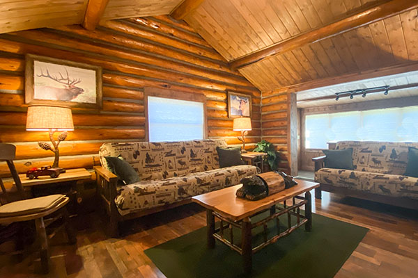 Living room at Saw N Logs