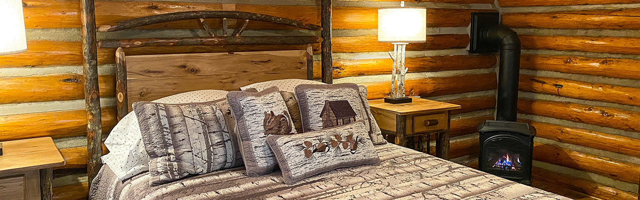Saw N Logs, a One Bedroom Log Cabin in Ennis, Montana