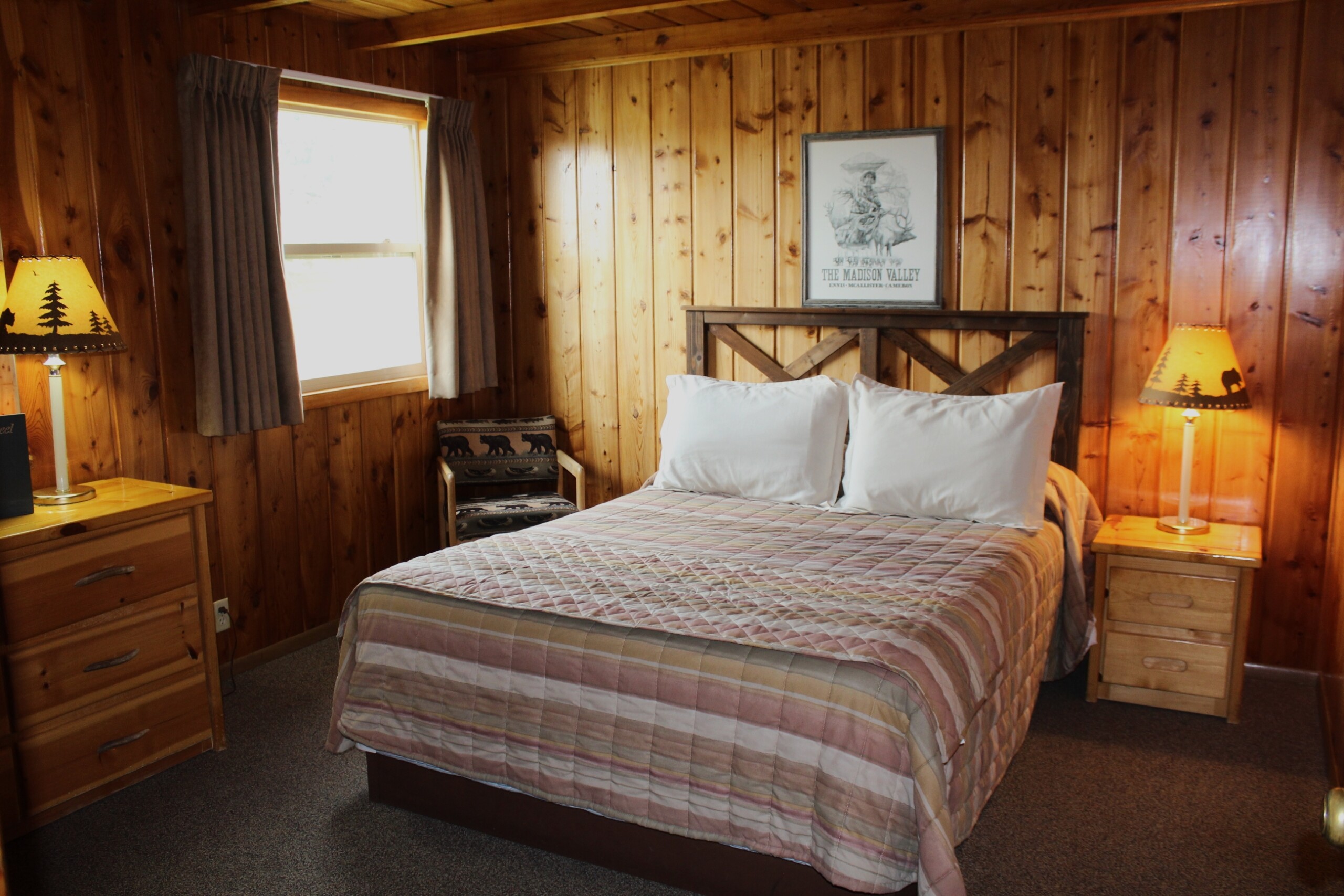 Double Queen rooms at the Rainbow Valley Lodge in Ennis Montana