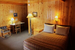 Single Queen Rooms at the Rainbow Valley Lodge in Ennis Montana